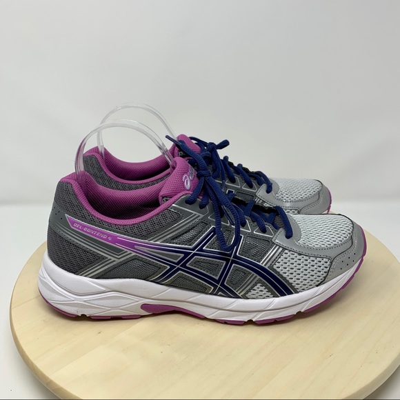 Asics Shoes - Asics Gel-contend 4 running shoe silver/purple 10
